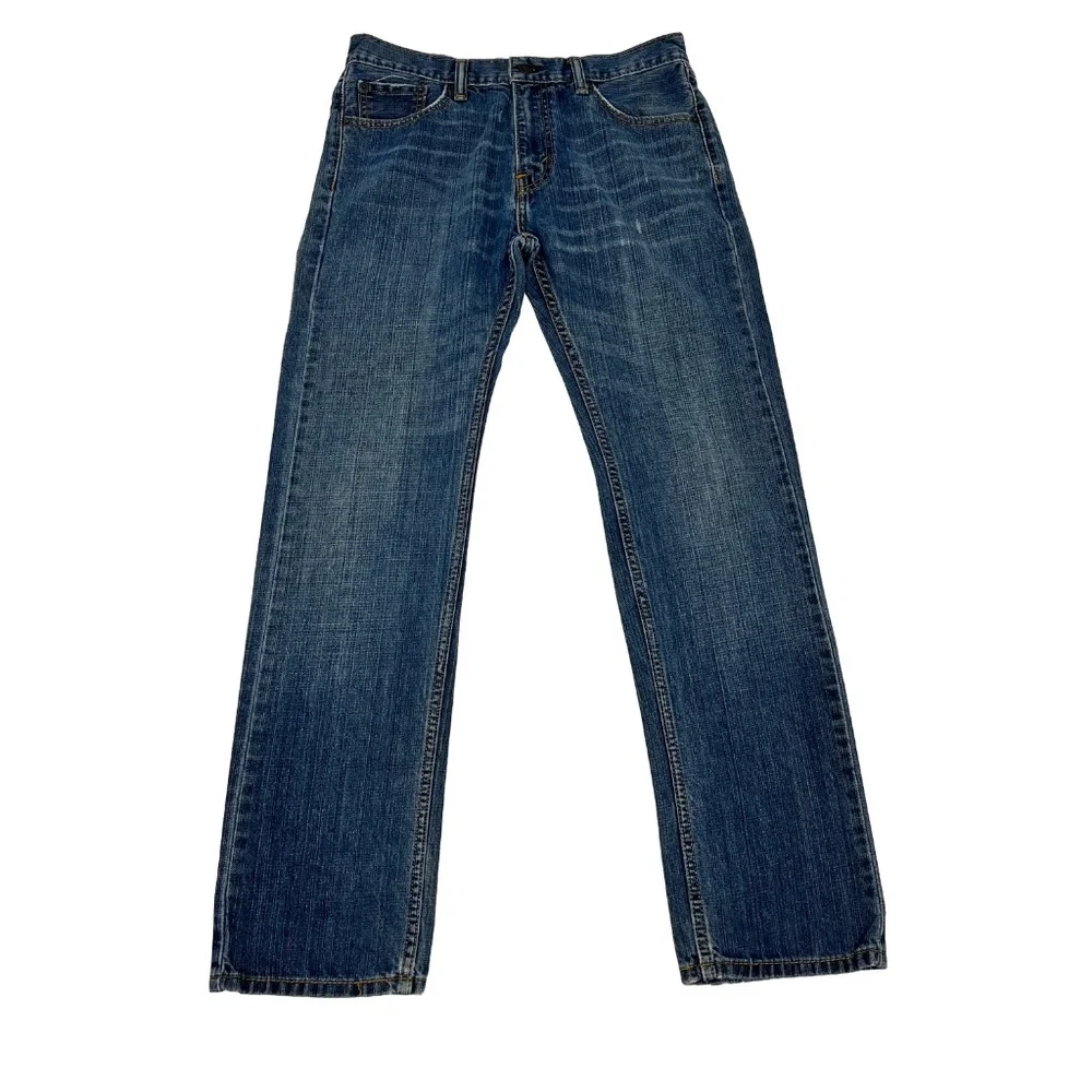 Levi's 505 Mens Size 30X32 Straight Fit Jeans Blue‎ Denim Pockets Retro Inspired